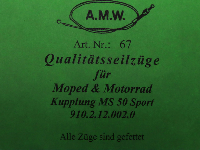 Bowdenzug Puch MS50 / VS50 Sport Kupplungzug A.M.W. product